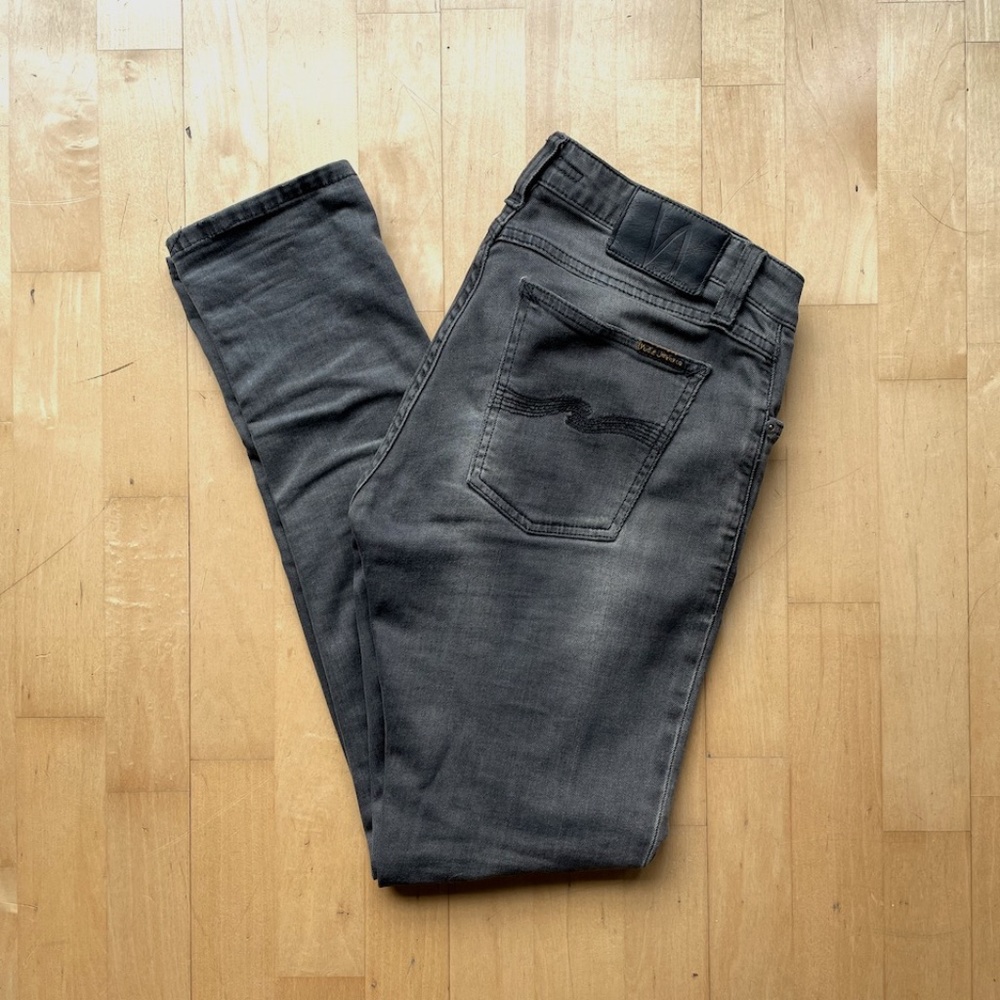 Men's Nudie Jeans Skinny Lin Rough Stone, W30/L30